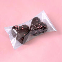 Duo de cœurs au caramel salé fondant