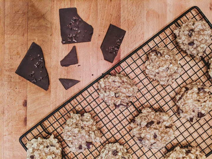 Biscuits moelleux à l'avoine (et chocolat)