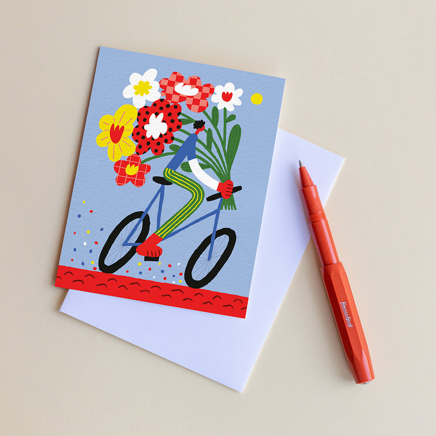 Greeting card Paperole - Tour de fleurs